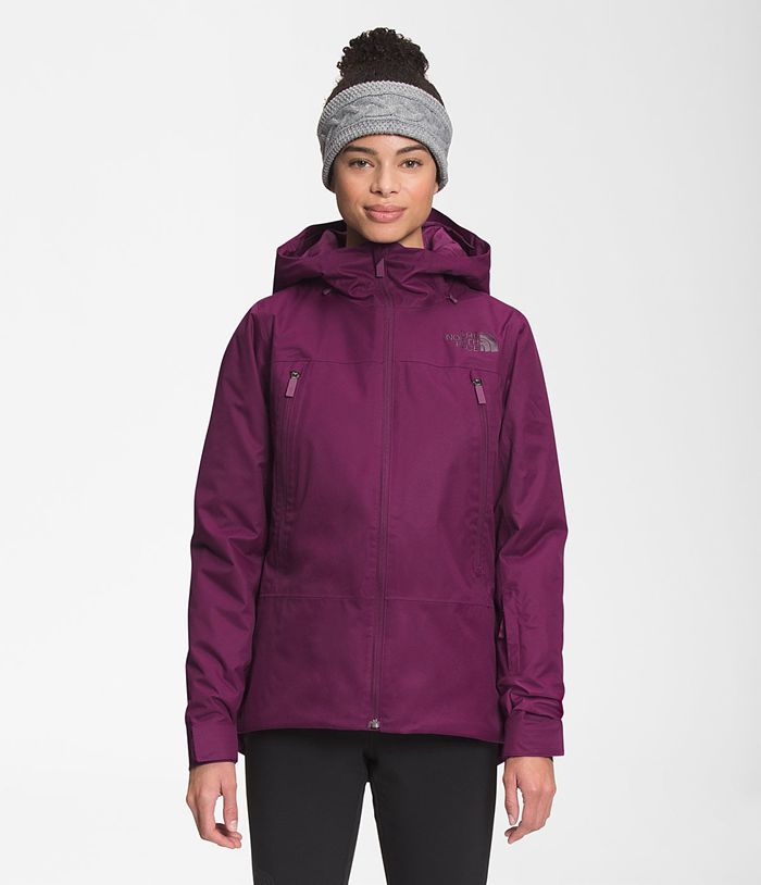 The North Face Clementine Triclimate® Womens Puffer Jacket Purple 096571-UAV